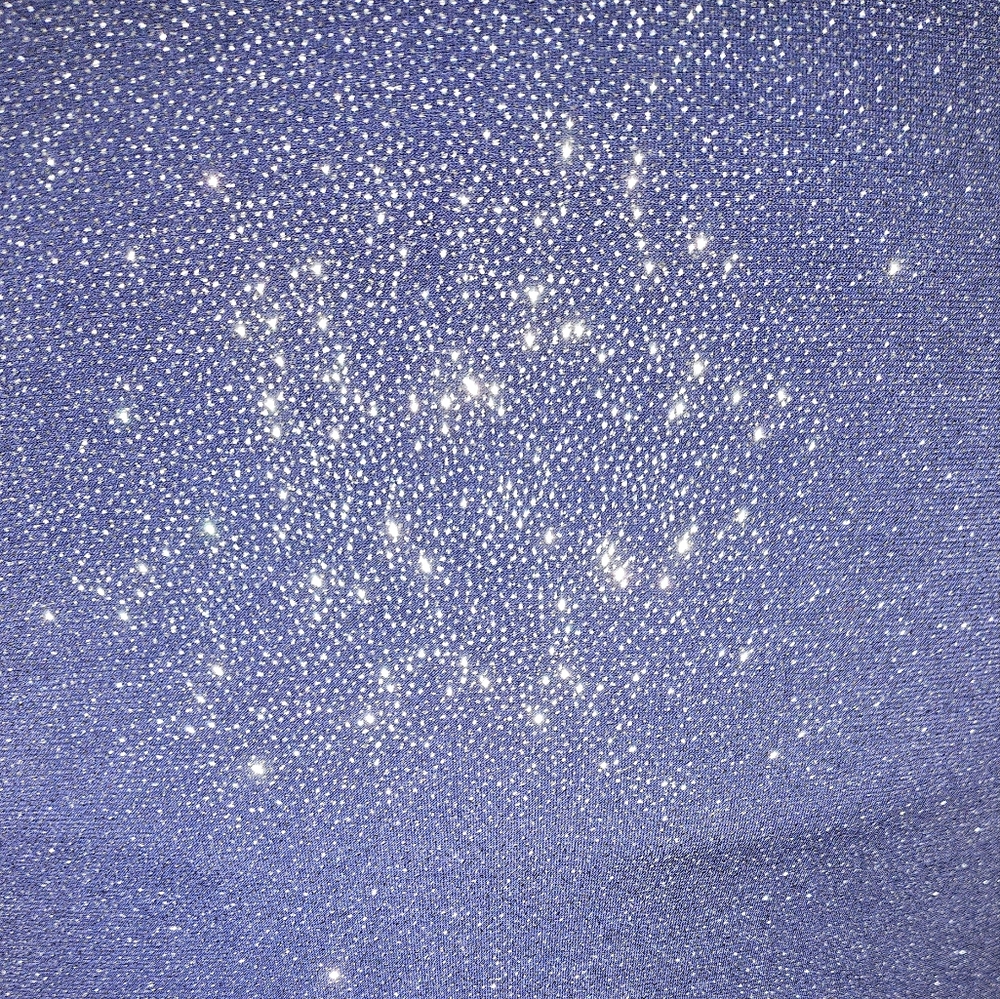 Lucy In The Sky Midnight Blue Sparkly Cutout Maxi Dress With Rhinestone Chain - Picture 11 of 11